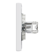 Двойная компьютерная розетка RJ45 Schneider Electric Asfora, белая