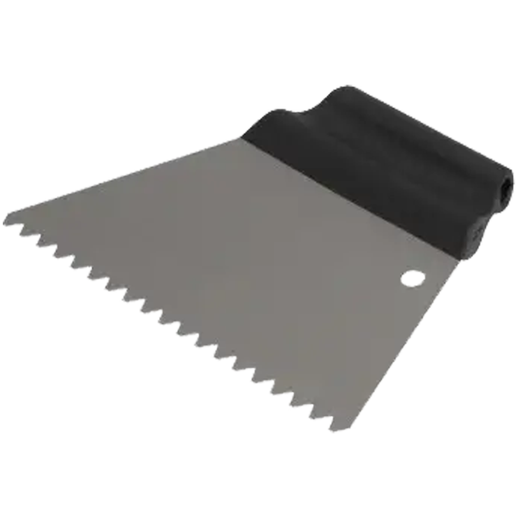 Шпатель сталевий з трикутним зубом Kubala (Кубала) 0518 (180x6 мм) Київ у Києві - Новаторбуд - фото 1