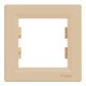 Рамка 1-постовая Schneider Electric Asfora, кремовая