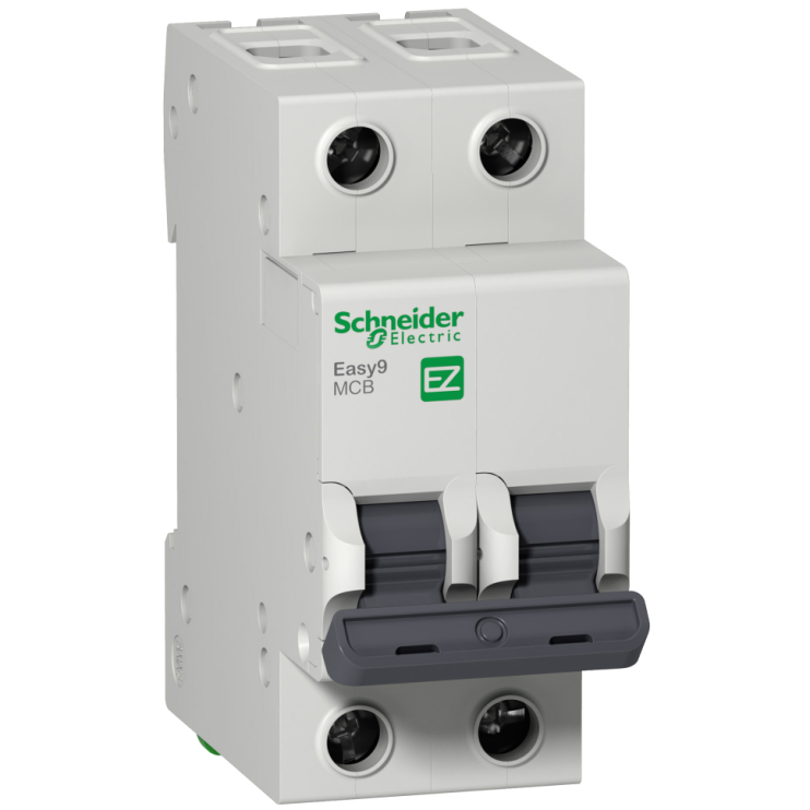 Автоматичний вимикач Schneider Electric Easy9 (EZ9), 2Р, 6А (С) - Новаторбуд - фото 1