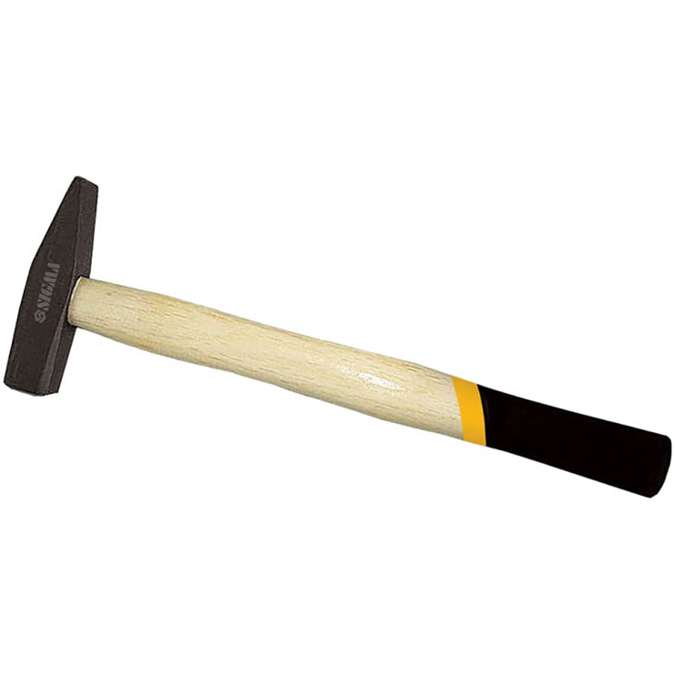 Слюсарний молоток Sigma з дерев'яною ручкою (дуб) 800 г - Новаторбуд - фото 1