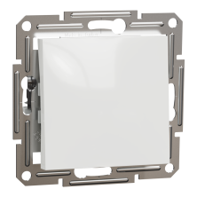 Перемикач перехресний без рамки Schneider Electric Asfora, білий