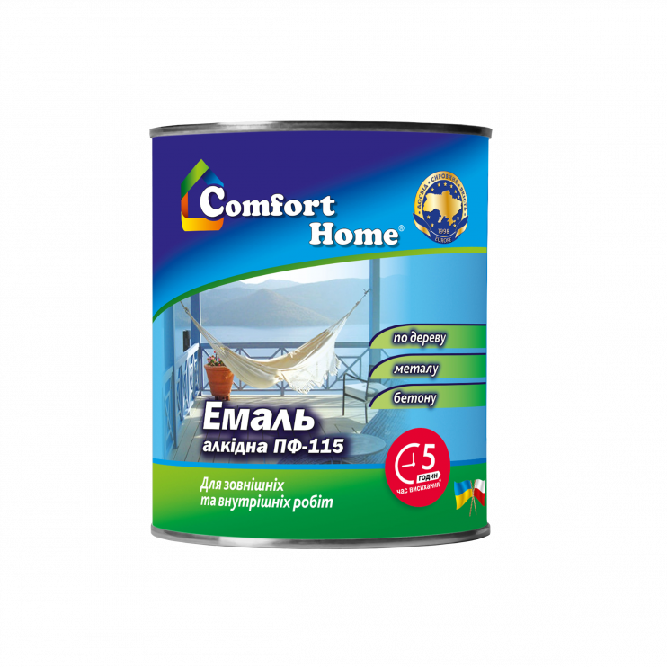Емаль алкідна "Comfort Home" ПФ-115 серая (2,8 кг) Київ у Києві - Новаторбуд - фото 1