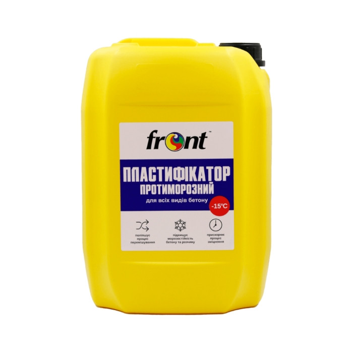 Пластификатор противоморозный для всех видов бетона FRONT (10 кг) - Новаторстрой - фото 1