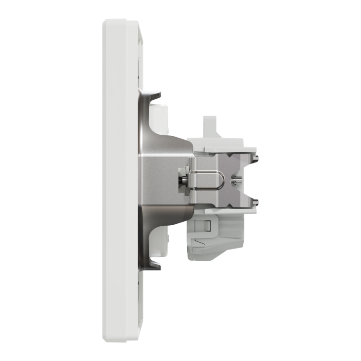 Розетка без заземления Schneider Electric Asfora, белая - Новаторстрой - фото 5