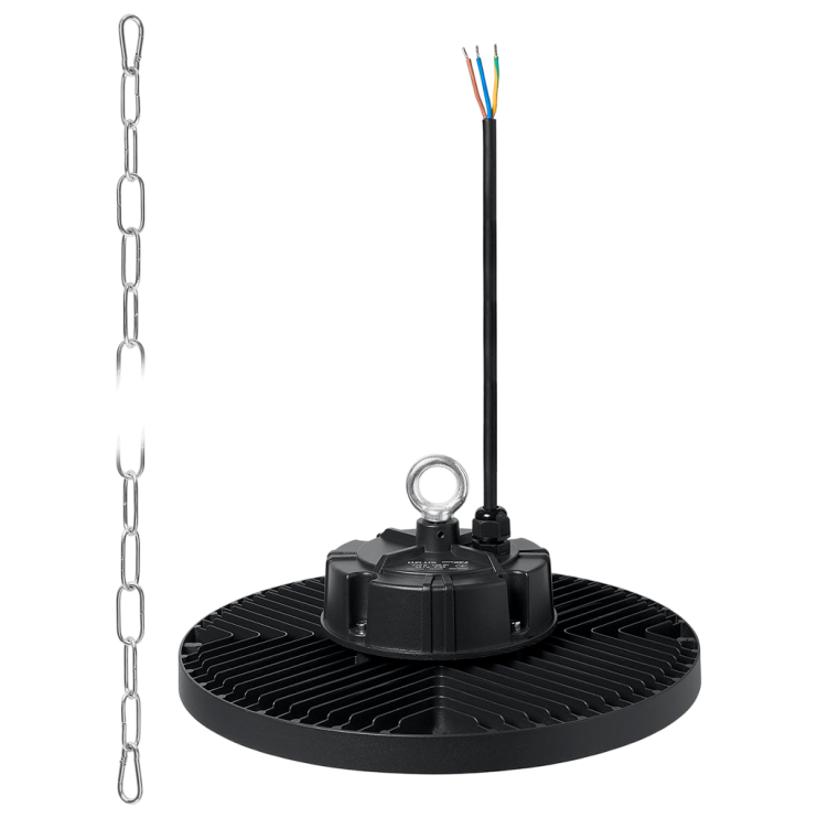 Світильник LED підвісний DELUX High Bay3 100W 6500K 10000Lm IP65 - Новаторбуд - фото 2