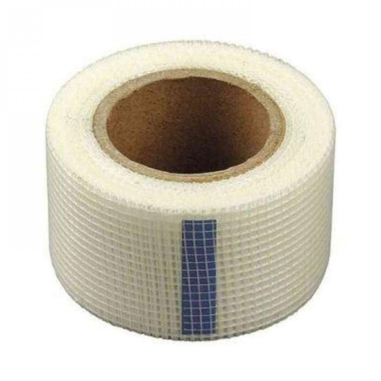 Стрічка армуюча серпянка для швів (100мм x 20м) - Новаторбуд - фото 1