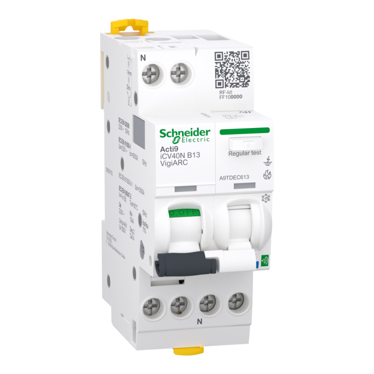 Захист від замикання Schneider Electric Active iCV40N VigiARC, 13A, B, 30мА, A-SI - Новаторбуд - фото 1