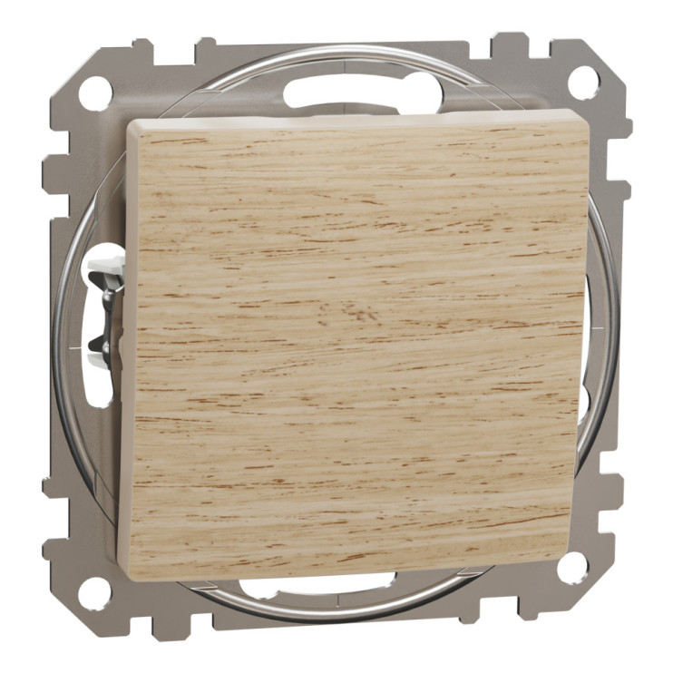 Одноклавишный переключатель Schneider Electric Sedna Design&Elements, берёза - Новаторстрой - фото 6