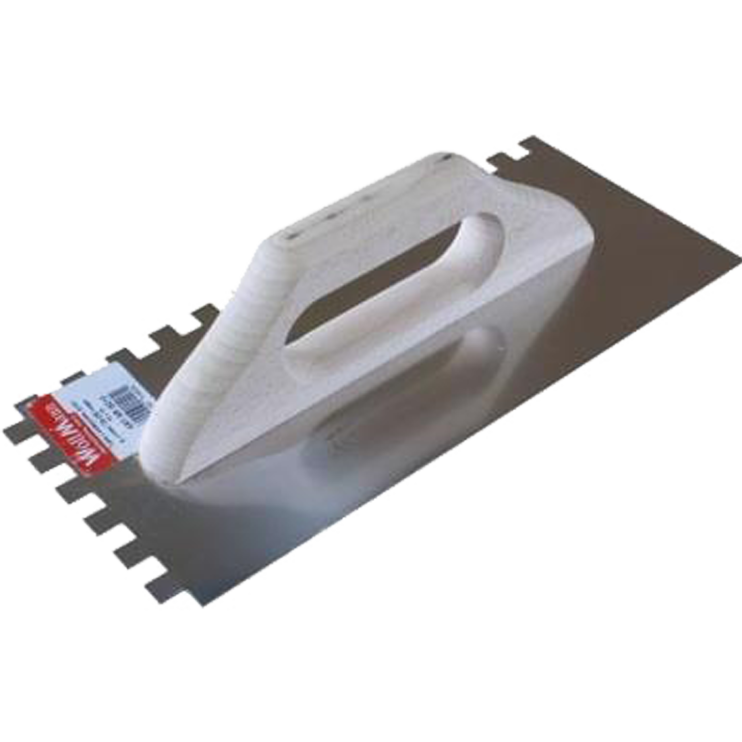 Гладилка нержавеющая WoffMann Strongline с усиленной ручкой 130x270 мм зуб 12x12 мм Киев в Киеве - Новаторстрой - фото 1