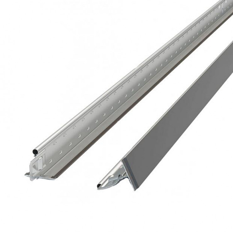 Профиль Kraft Fortis поперечный T-24 25x24x600 мм черный (9005) - Новаторстрой - фото 1