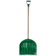 Лопата для снега Stark с черенком (430x395x1200 мм)