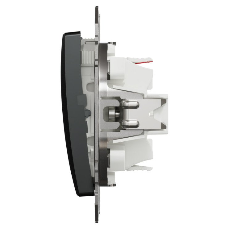 Одноклавишный переключатель Schneider Electric Sedna Design&Elements, матовый титан Киев в Киеве - Новаторстрой - фото 4