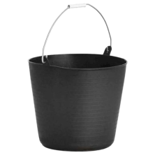 Відро будівельне еластичне WoffMann Іспанія чорне (26 л)