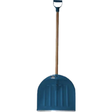 Лопата для снега пластиковая Stark с черенком (440x440x1230 мм)