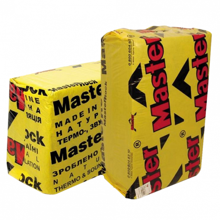 Мінеральна вата у плитах Master-Rock 50 (100x600x1000 мм) - Новаторбуд - фото 1