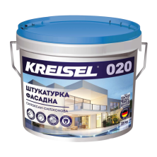 Штукатурка фасадна силоксан-силіконова Kreisel 020 баранець 1,5 мм (25 кг)