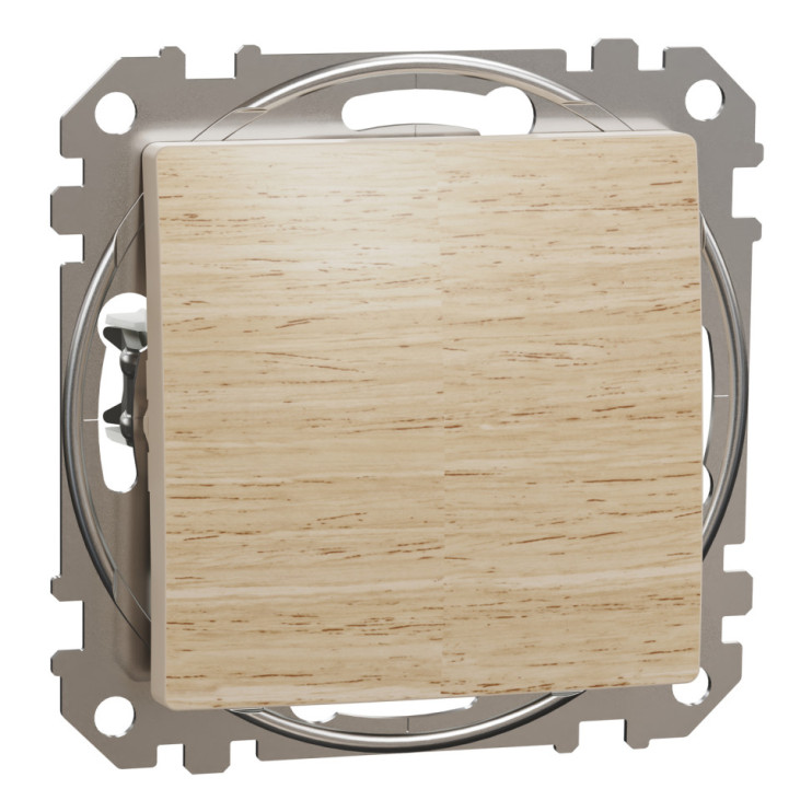 Одноклавишный выключатель Schneider Electric Sedna Design&Elements, берёза Киев в Киеве - Новаторстрой - фото 3