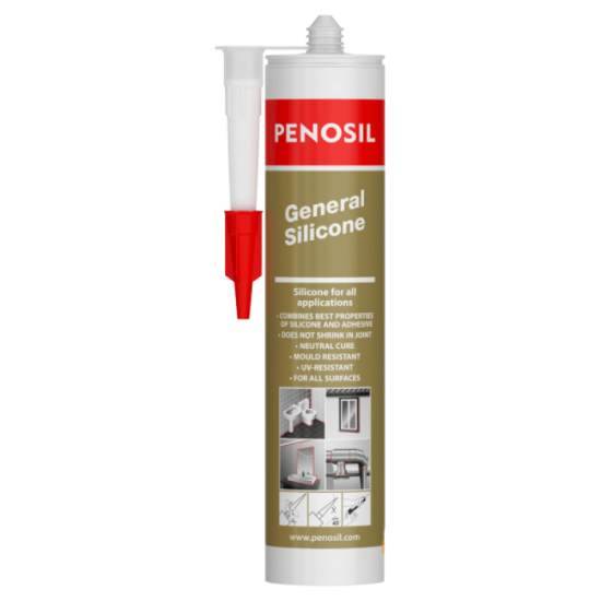 Герметик універсальний Penosil General Silicone чорний (310 мл) - Новаторбуд - фото 1