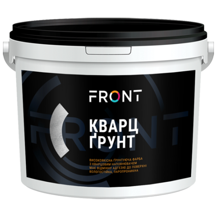 Фарба акрилова FRONT "Кварц-Ґрунт" (12 кг) - Новаторбуд - фото 1
