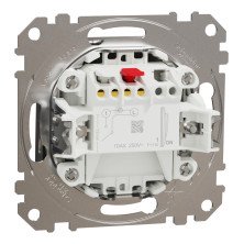 Одноклавишный выключатель Schneider Electric Sedna Design&Elements, матовый алюминий