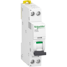 Автоматичний вимикач Schneider Electric Acti9 iC40N, 1P+N, 20 A, крива B