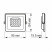 Прожектор з датчиком руху та освітлення LED VIDEX F2e 10W 5000K (VL-F2e-105W-S) Київ
