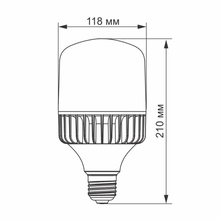 Лампа LED VIDEX A118 50W E27 5000K 220V Київ у Києві - Новаторбуд - фото 3