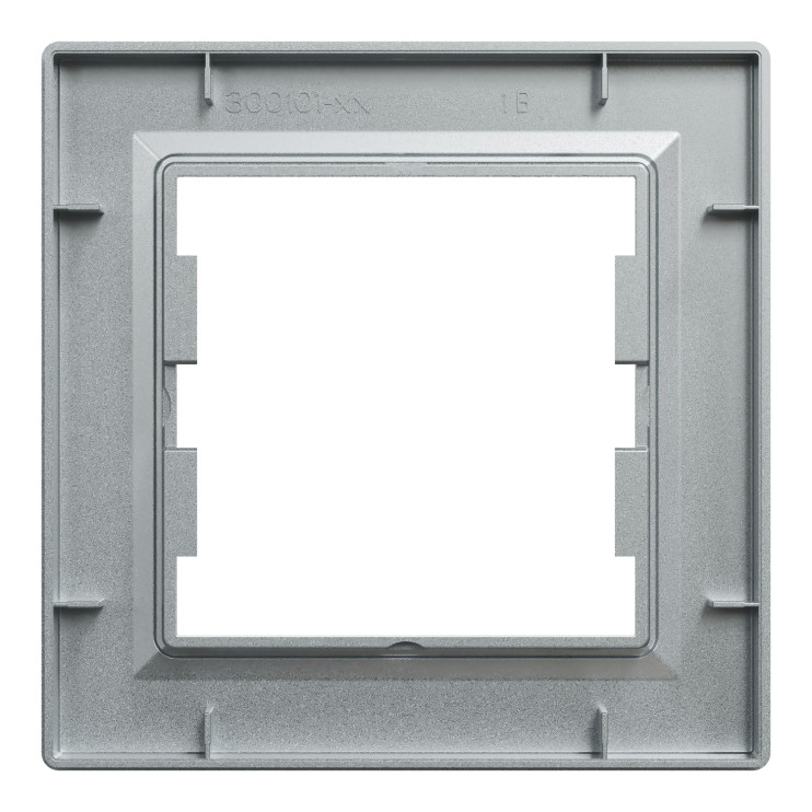 Рамка одноместная Schneider Electric Asfora, алюминий - Новаторстрой - фото 2