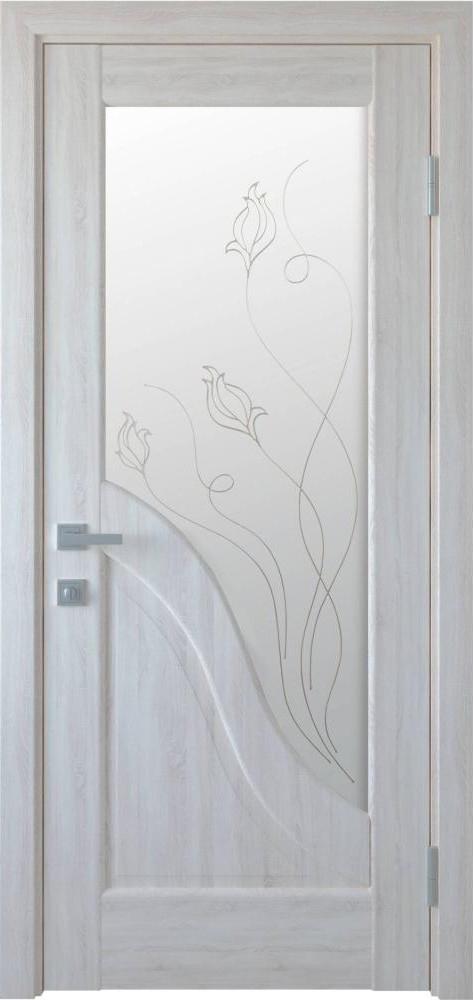 Двері: Амата (600 мм) ясен +Р2 ПВХ Делюкс Київ у Києві - Новаторбуд - фото 1