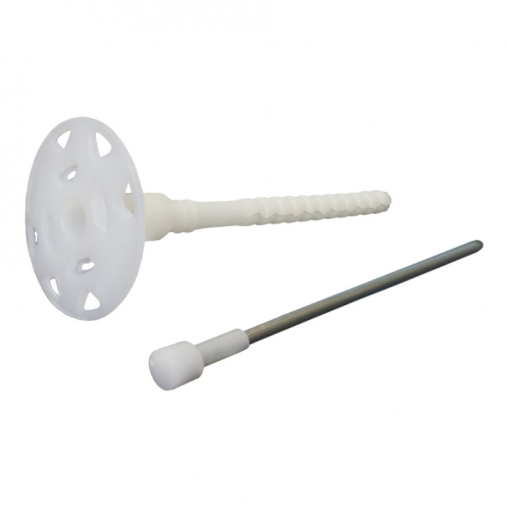 Дюбель для изоляции TIGOR с термоголовкой 10x100 мм (350 шт) - Новаторстрой - фото 1