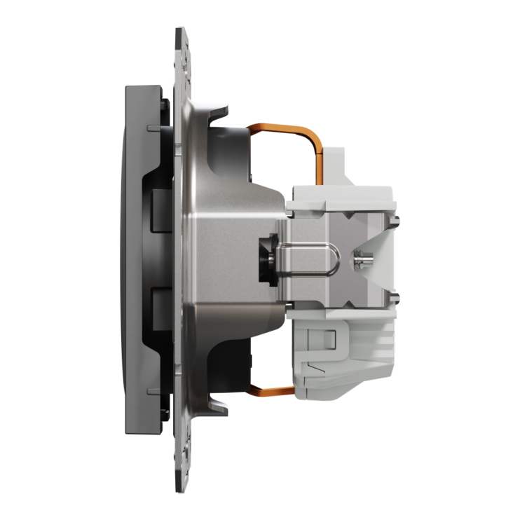 Розетка с заземлением Schneider Electric Asfora, антрацит Киев в Киеве - Новаторстрой - фото 5