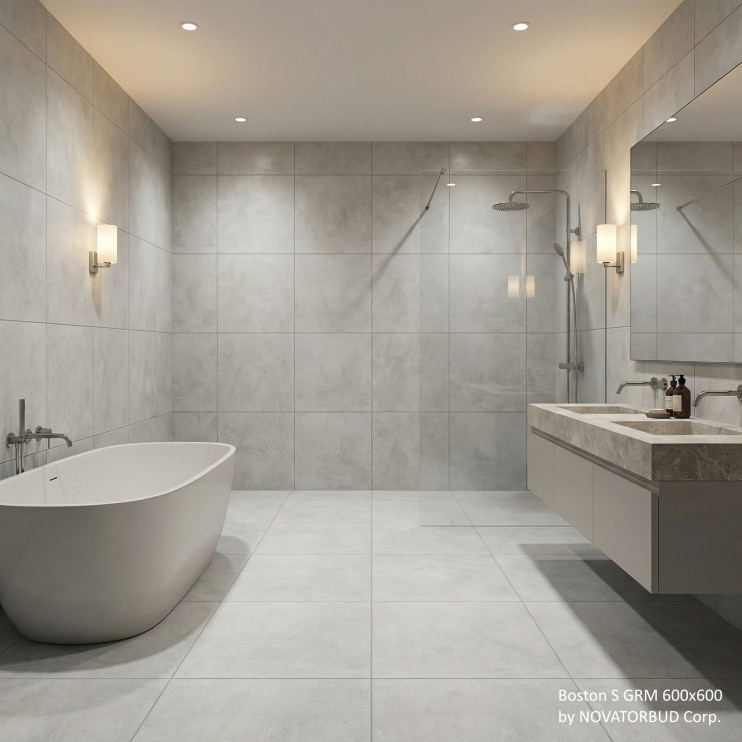 Вoston S GRM 600x600 мм ванная комната у Києві - Новаторбуд - фото 5