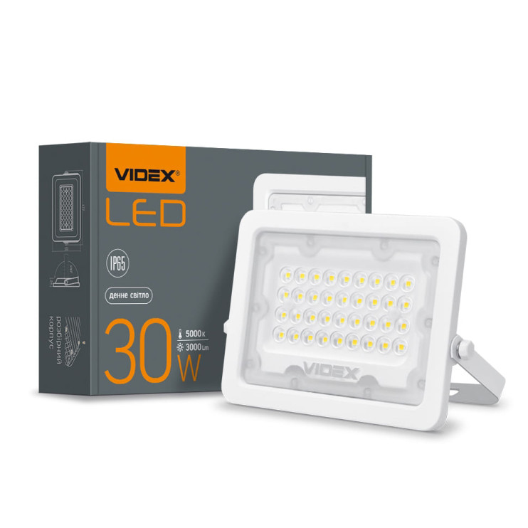 Прожектор LED VIDEX F2e 30W 5000K white (VL-F2e-305W) Київ у Києві - Новаторбуд - фото 1