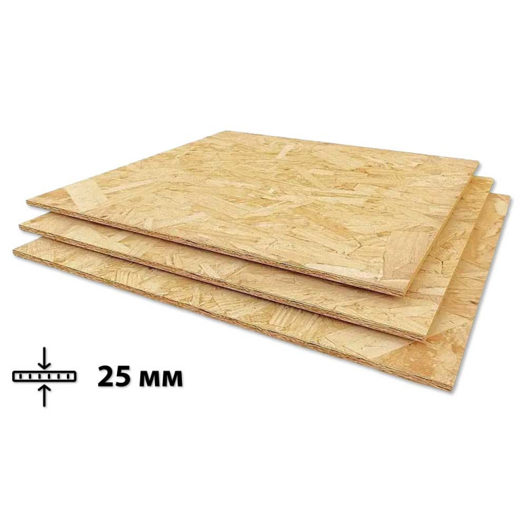 Плита OSB 25 мм Свис Кроно в Киеве - Новаторстрой - фото 1