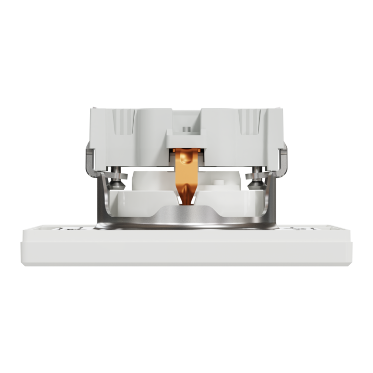 Розетка із заземленням та захисними шторками Schneider Electric Asfora, біла - Новаторбуд - фото 6