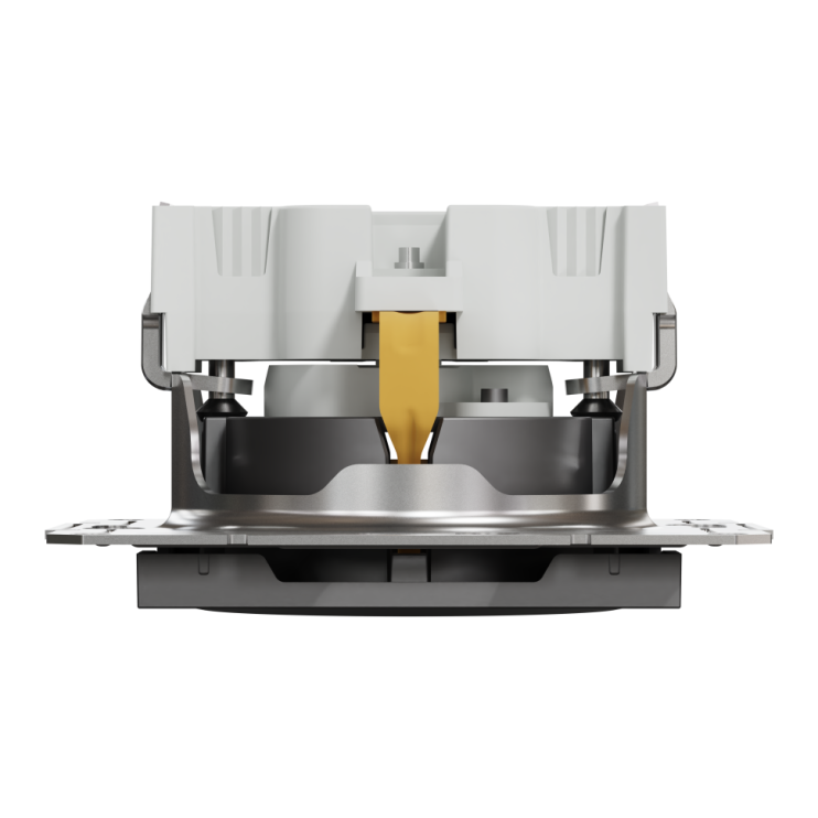Розетка із заземленням та захисними шторками Schneider Electric Asfora, антрацит - Новаторбуд - фото 6