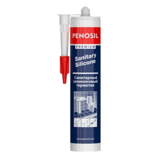 Герметик санитарный Penosil Premium Sanitary Silicone силиконовый белый (310 мл) Киев в Киеве - Новаторстрой - фото 1