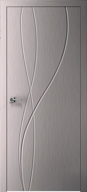 Двери: Миди (800 мм) Х-хром глухое Шёлк Киев в Киеве - Новаторстрой - фото 1