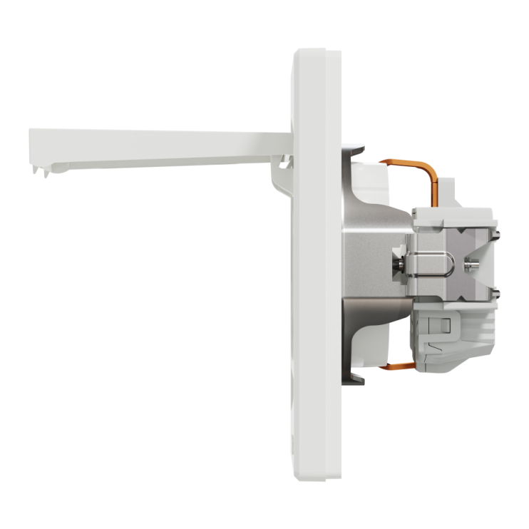 Розетка із заземленням та захисною кришкою Schneider Electric Asfora, біла - Новаторбуд - фото 5