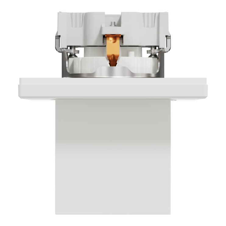 Розетка із заземленням та захисною кришкою Schneider Electric Asfora, біла - Новаторбуд - фото 6