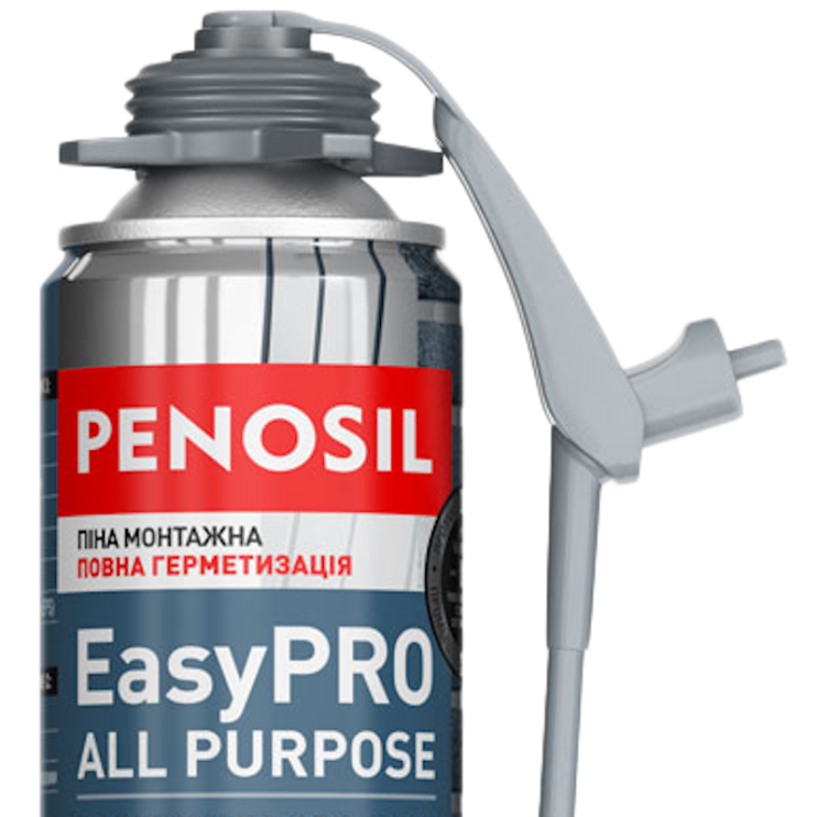 Верхняя часть баллона 750 мл пены-герметика PENOSIL EasyPRO All Purpose с аппликатором EasyGun у Києві - Новаторбуд - фото 2