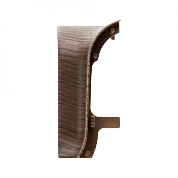 Кут внутрішній для плінтуса TIS венге класичний з коекструзією (ПЛГВК-0051) - Новаторбуд - фото 1