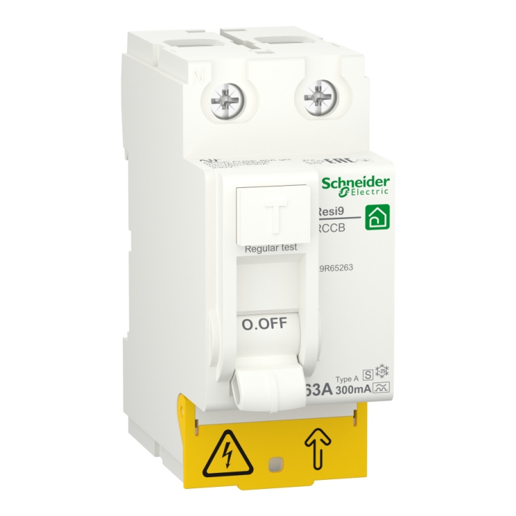 Дифференциальный выключатель нагрузки Schneider Electric Resi9 63A, 300мA, 2P, тип А Киев в Киеве - Новаторстрой - фото 1