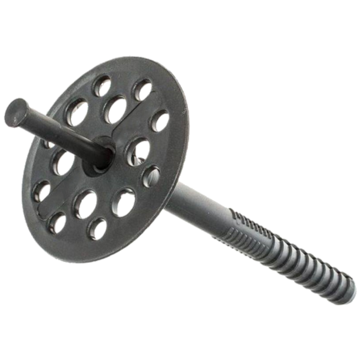 Дюбель для изоляции Standart с пластиковым стержнем 10x180 мм (50 шт) - Новаторстрой - фото 1