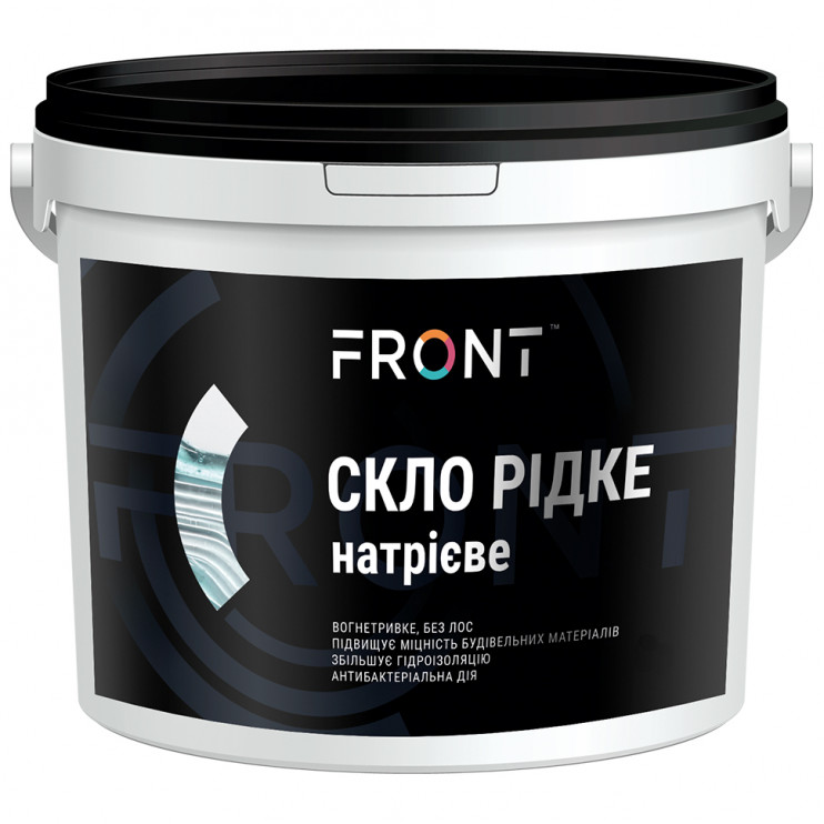 Рідке скло натрієве FRONT (7 кг) - Новаторбуд - фото 1