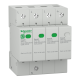 Ограничитель импульсных перенапряжений Schneider Electric EZ9 3Р+N, 20кА, 10кА, 1,3кВ