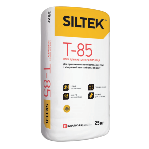 Клей Siltek T-85 для систем теплоизоляции  (25 кг) - Новаторстрой - фото 1