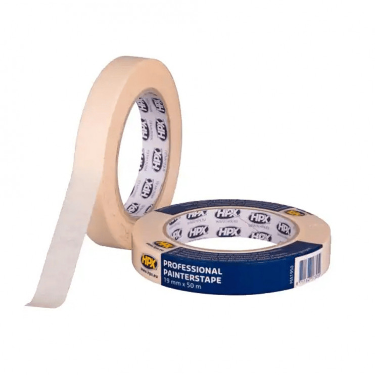 Стрічка малярська професійна HPX 60С 19 мм x 50 м біла кремова Київ у Києві - Новаторбуд - фото 1