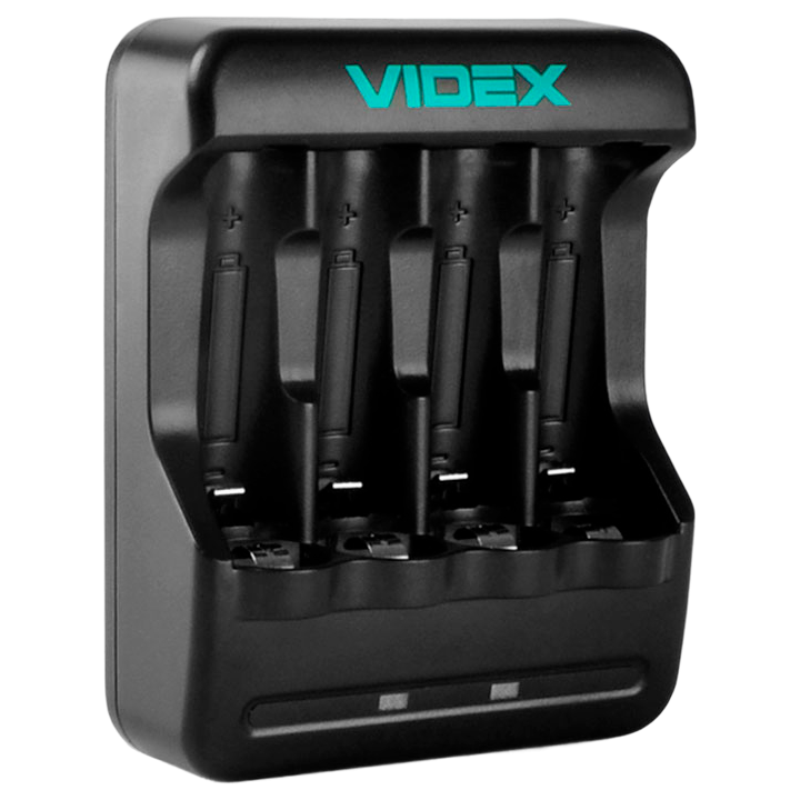 Зарядний пристрій VIDEX VCH-N401 (Ni-MH/Cd: АА, ААА) - Новаторбуд - фото 1